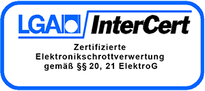 Zertifizierte Elektronikschrottverwertung
